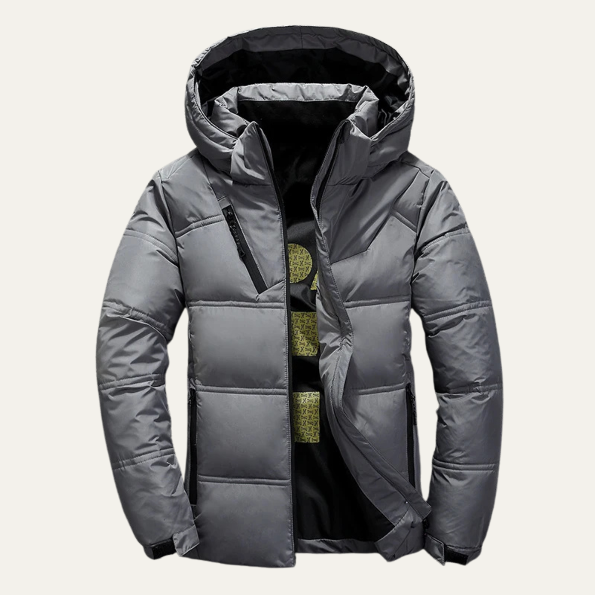 Wrenford Men's Down Puffer Hooded Winter Jacket