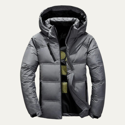 Wrenford Men's Down Puffer Hooded Winter Jacket
