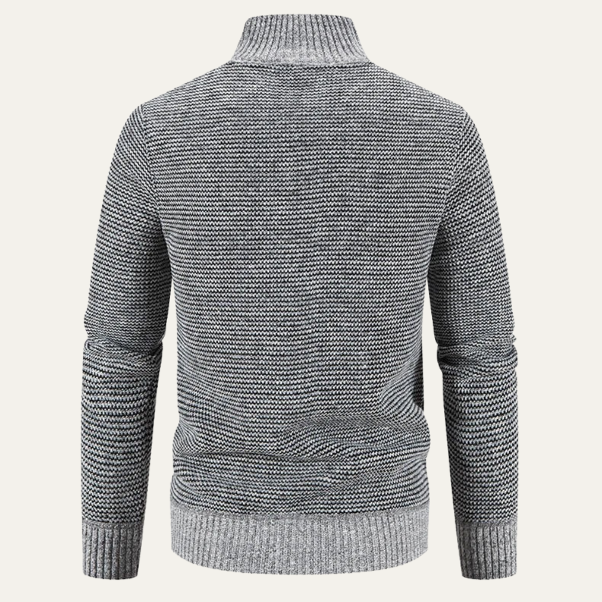Men's Winter Bomber Jacket Knit Sleeves Bordeaux