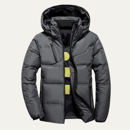 Wrenford Men's Down Puffer Hooded Winter Jacket