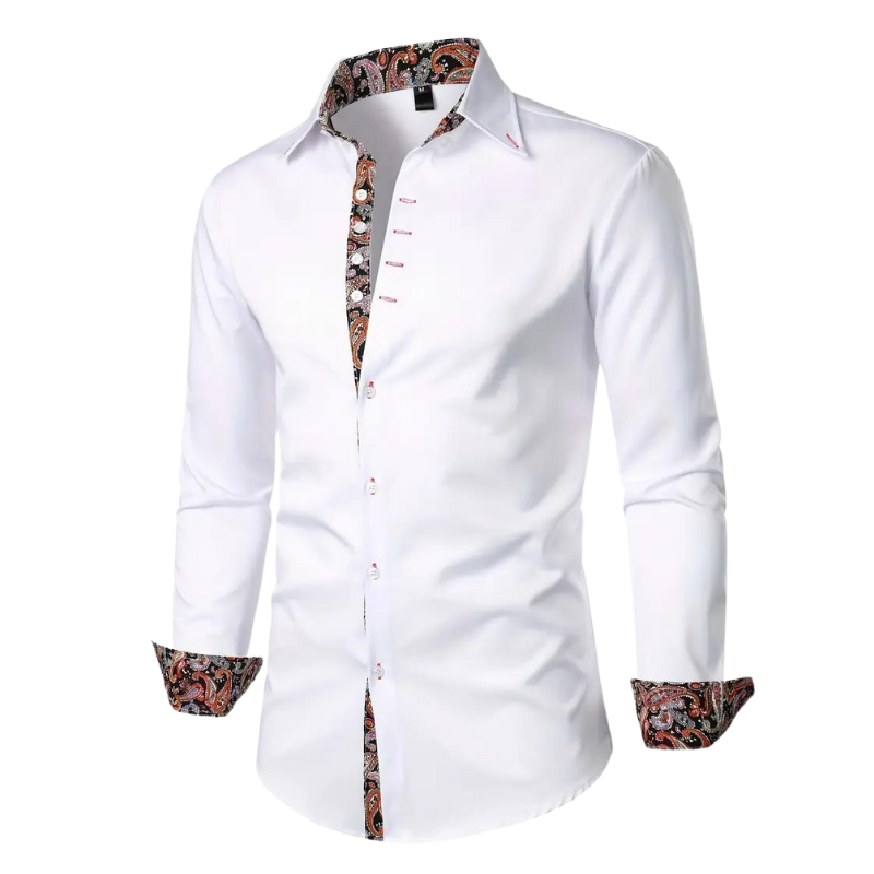Men's Paisley Accent Dress Shirt
