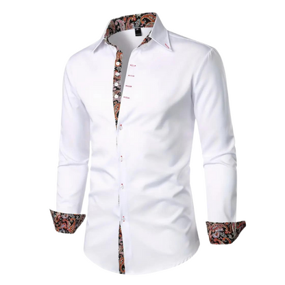 Men's Paisley Accent Dress Shirt