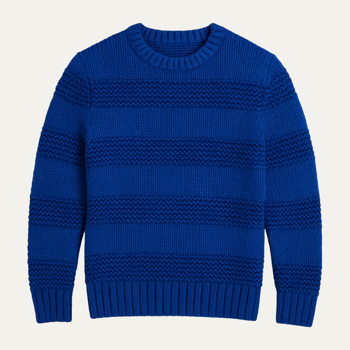 Men's Knitted Fair Isle Sweater Nordic Winter Pattern - VibreMode