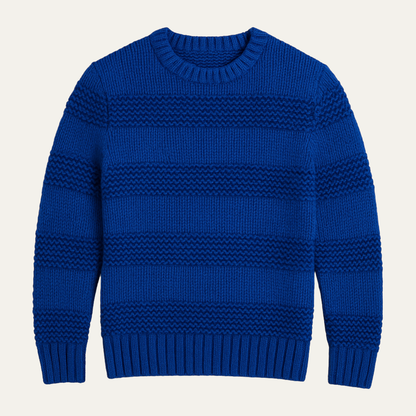 Men's Knitted Fair Isle Sweater Nordic Winter Pattern - VibreMode