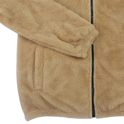 Men's Velvet Fleece Zip Up Hoodie Jacket