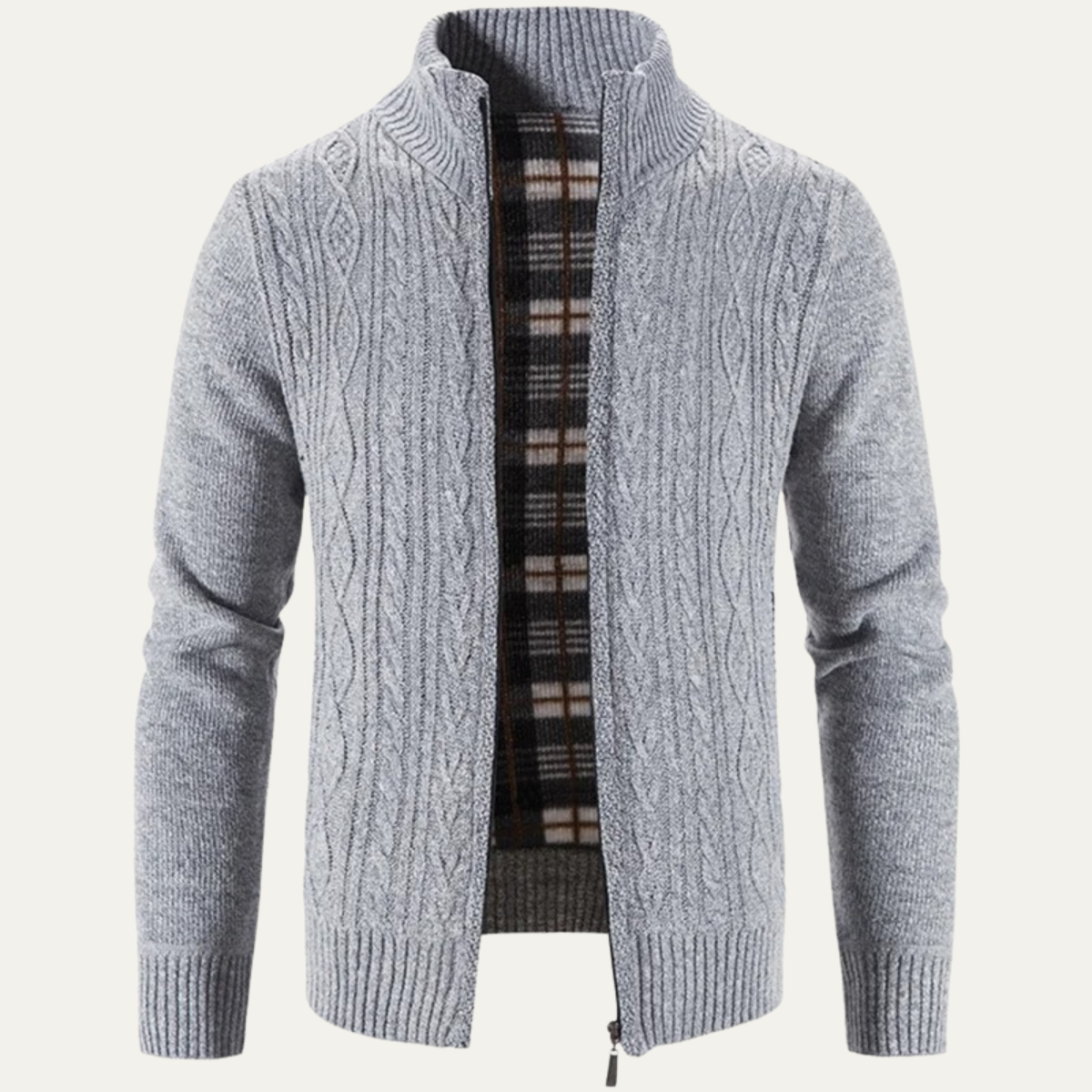 Men's Warm Fleece Zip Up Jacket