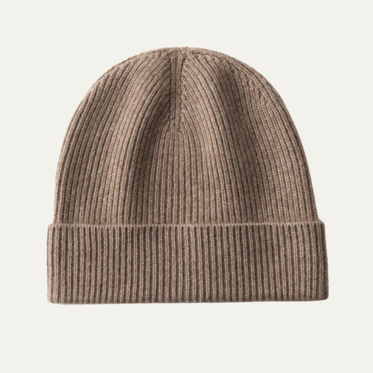 Men's Cashmere Beanie Soft Ribbed Knit