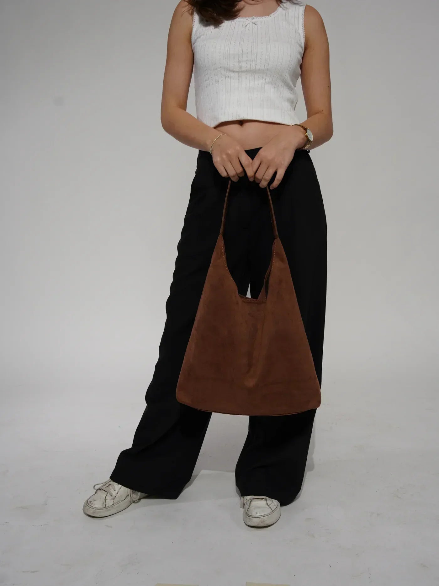 Women's Suede Shoulder Bag