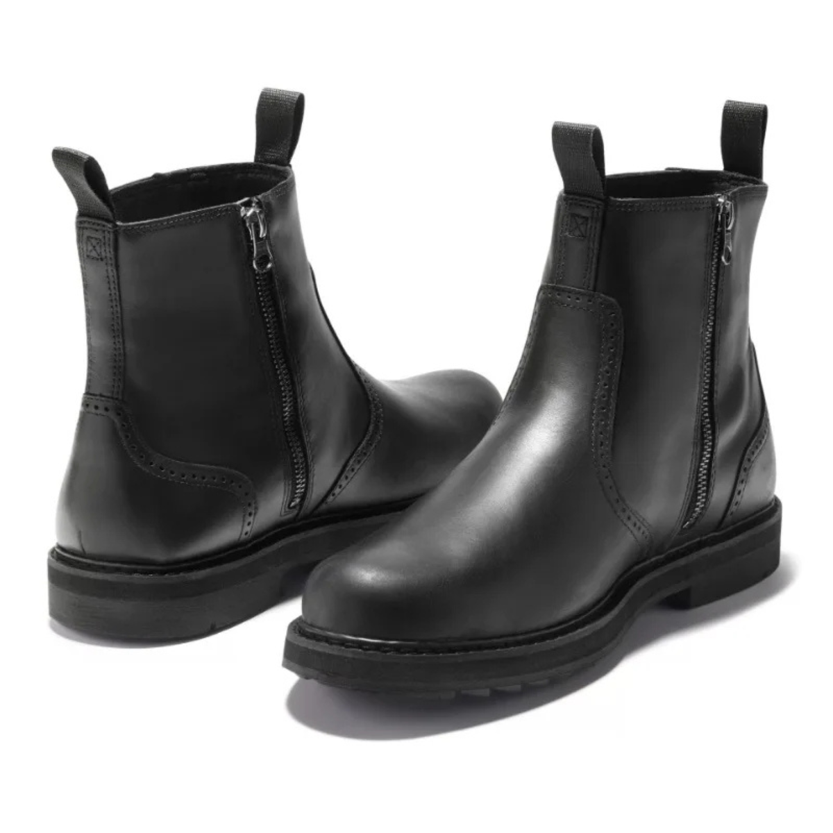 Men's Leather Chelsea Boots Classic Slip On