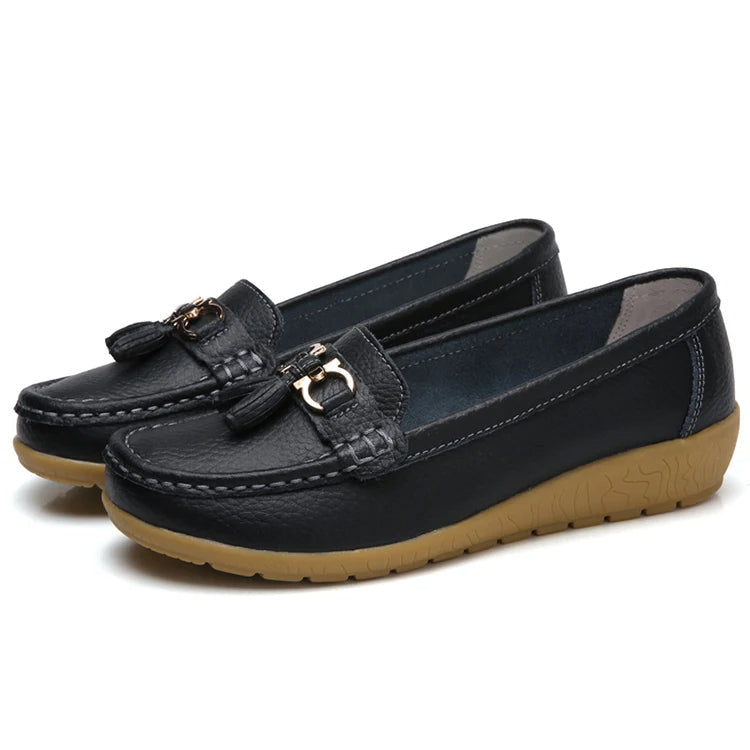Women Leather Ballet Flats