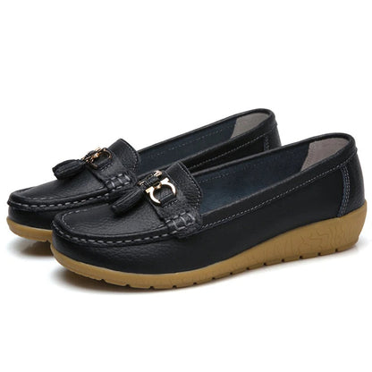 Women Leather Ballet Flats