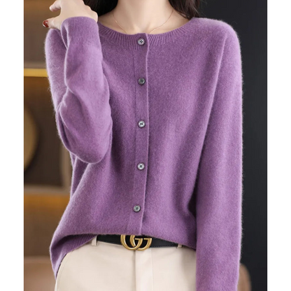 Lightweight Ladies Open Front Sweater