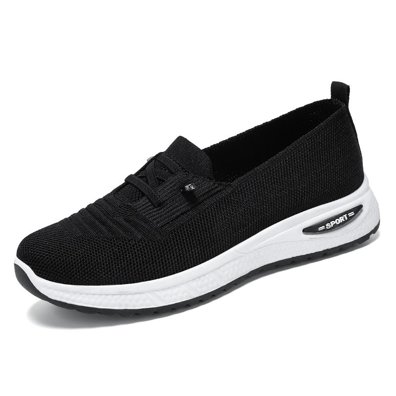 Comfortable Women's Walking Shoes with Arch Support and Mesh Upper