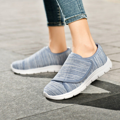 Comfortable Wide Fit Walking Shoes for Women with Adjustable Strap