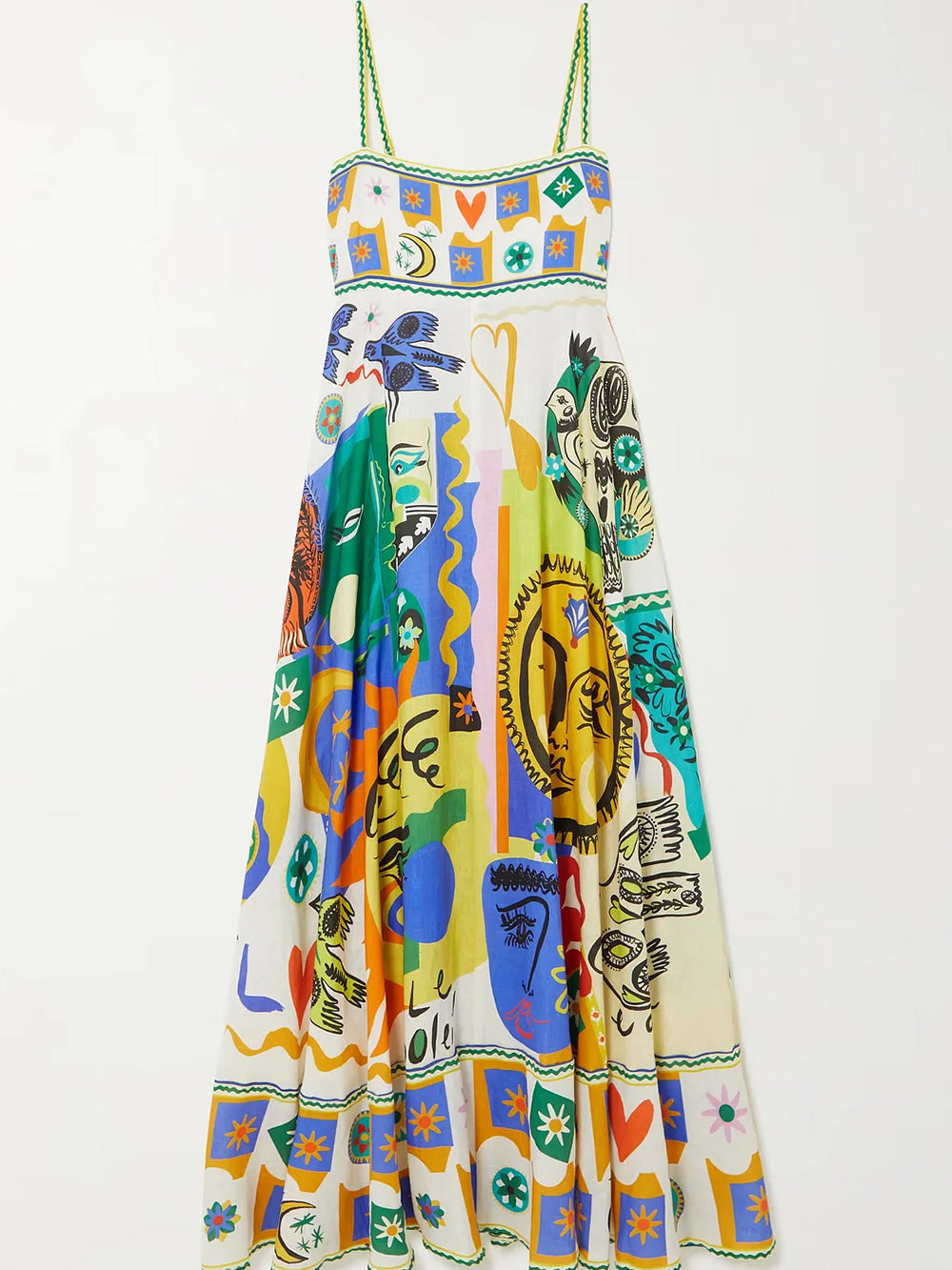Women's Geometric Print Slip Dress