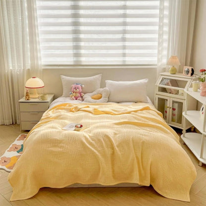 Coldcare Soft Waffle Weave Blanket