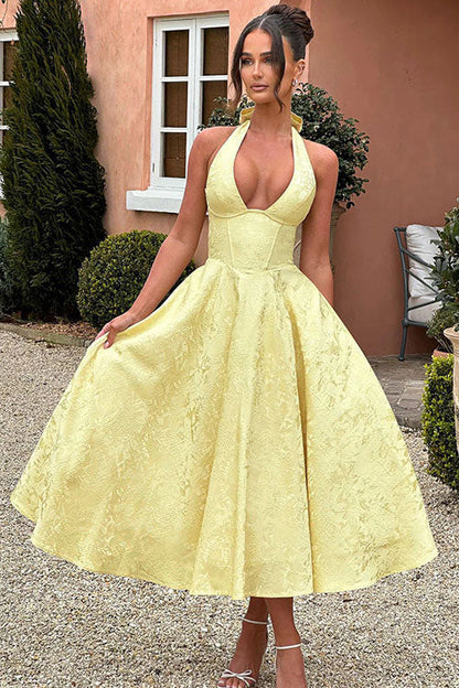 Elegant V Neck Strapless Maxi Evening Dress