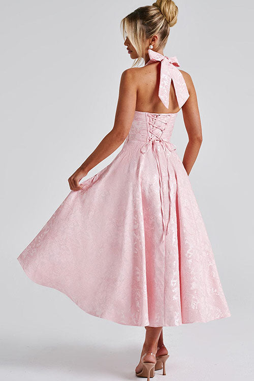 Elegant V Neck Strapless Maxi Evening Dress
