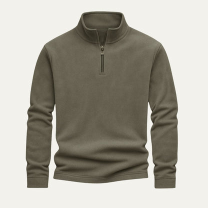 Men's Classic Fleece Quarter Zip Sweater