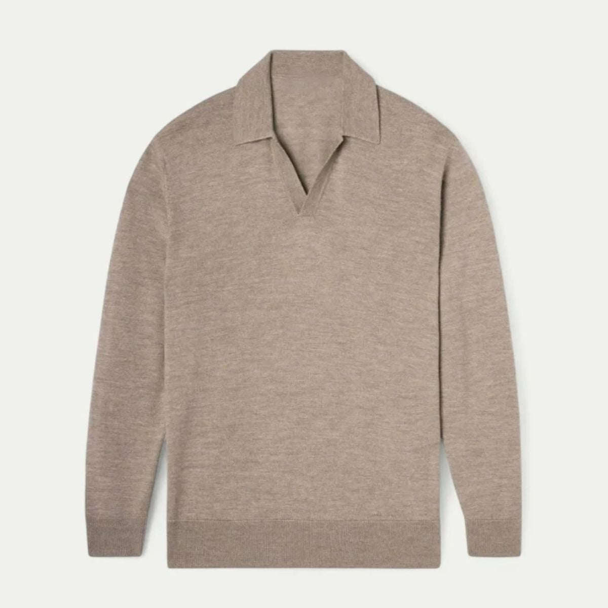 Men's Cotton V Neck Polo Shirt - VibreMode