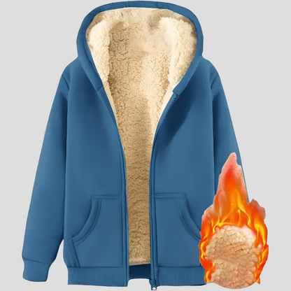 Men's Fleece Lined Winter Hoodie Jacket