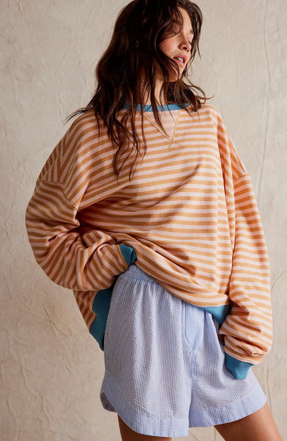 Women's Striped Sweater Casual Everyday Wear