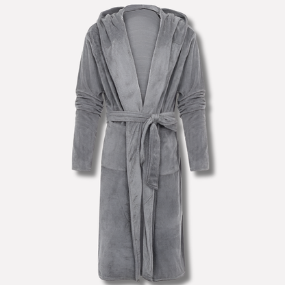 Men's Fleece Bathrobe Soft Comfortable