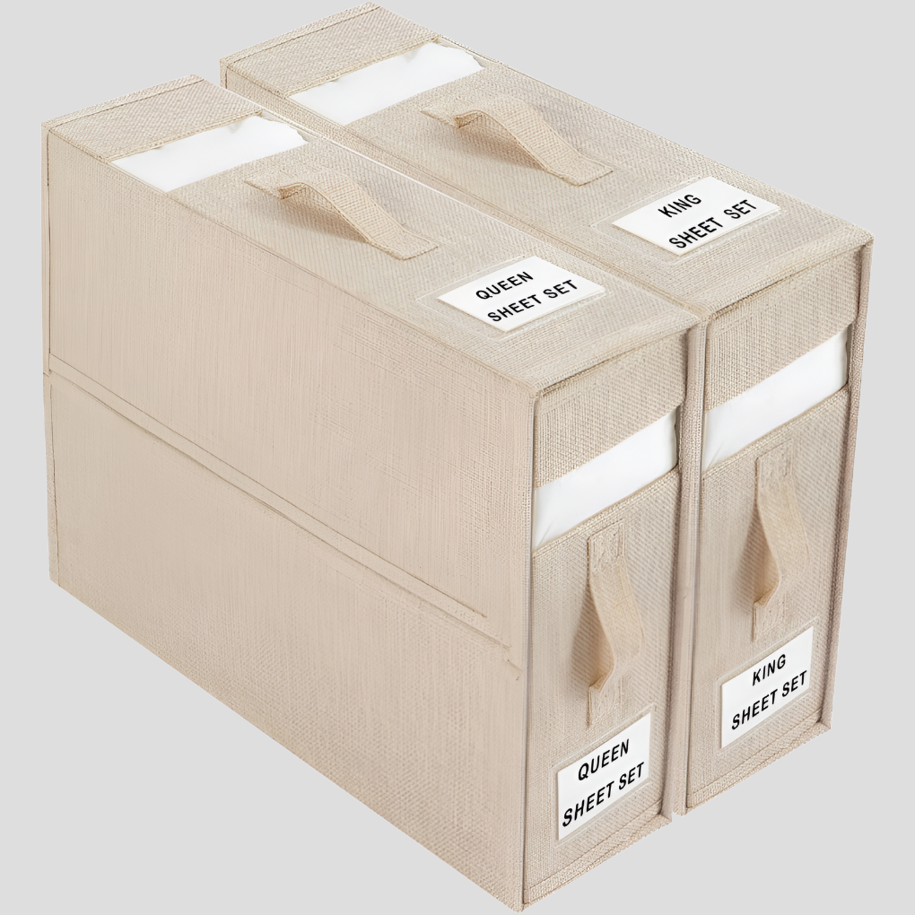 Foldable Storage Box Bed Sheet Organizer - VibreMode