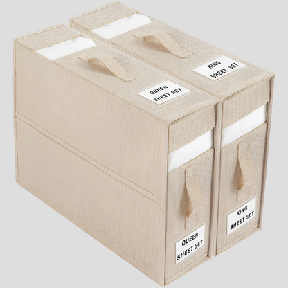 Foldable Storage Box Bed Sheet Organizer - VibreMode