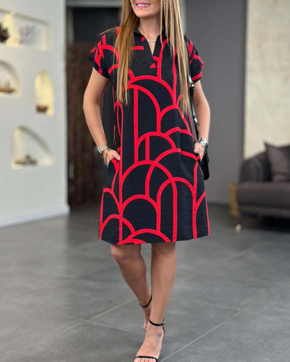 Casual Short Sleeve Summer Dress