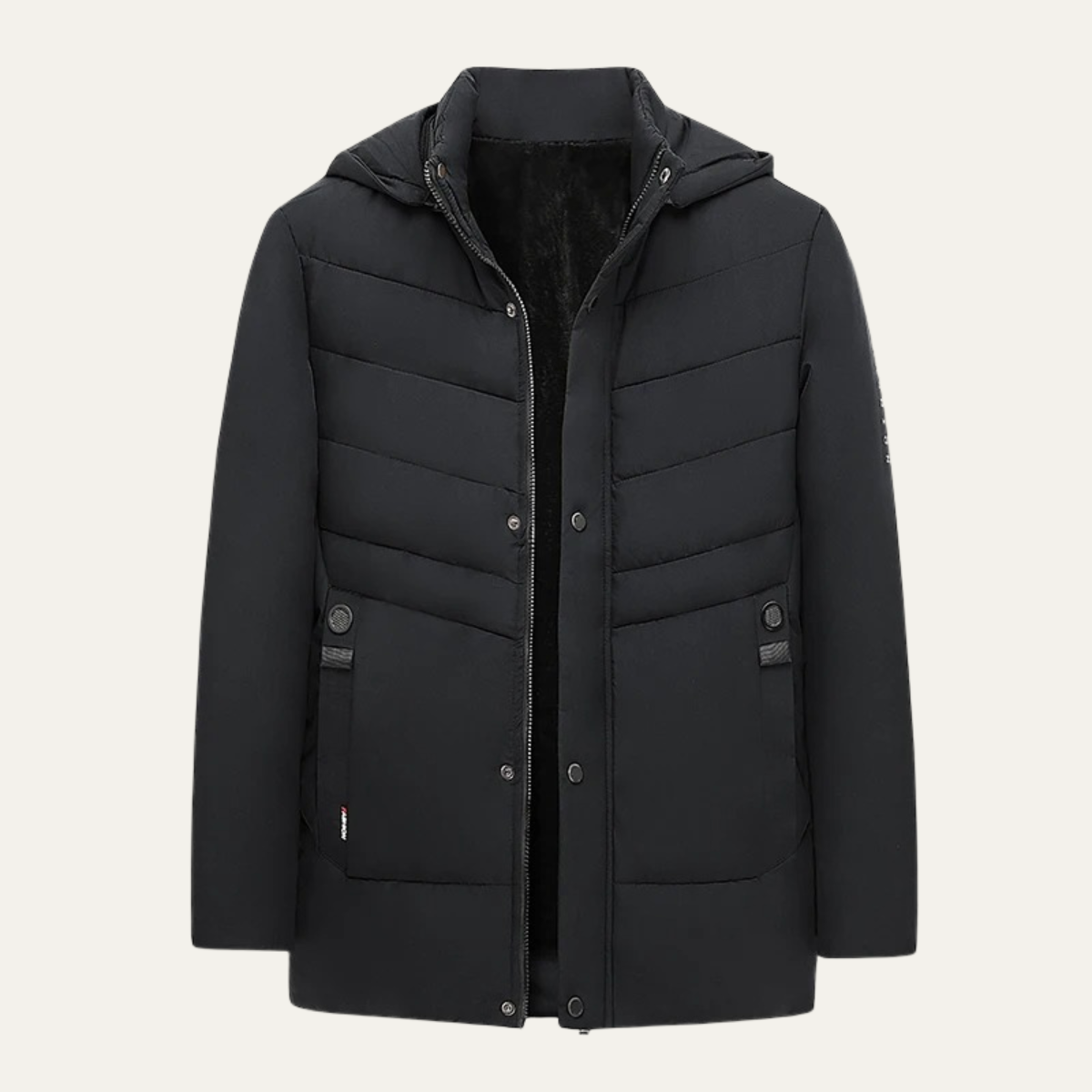 Men's Winter Hooded Puffer Jacket Warm