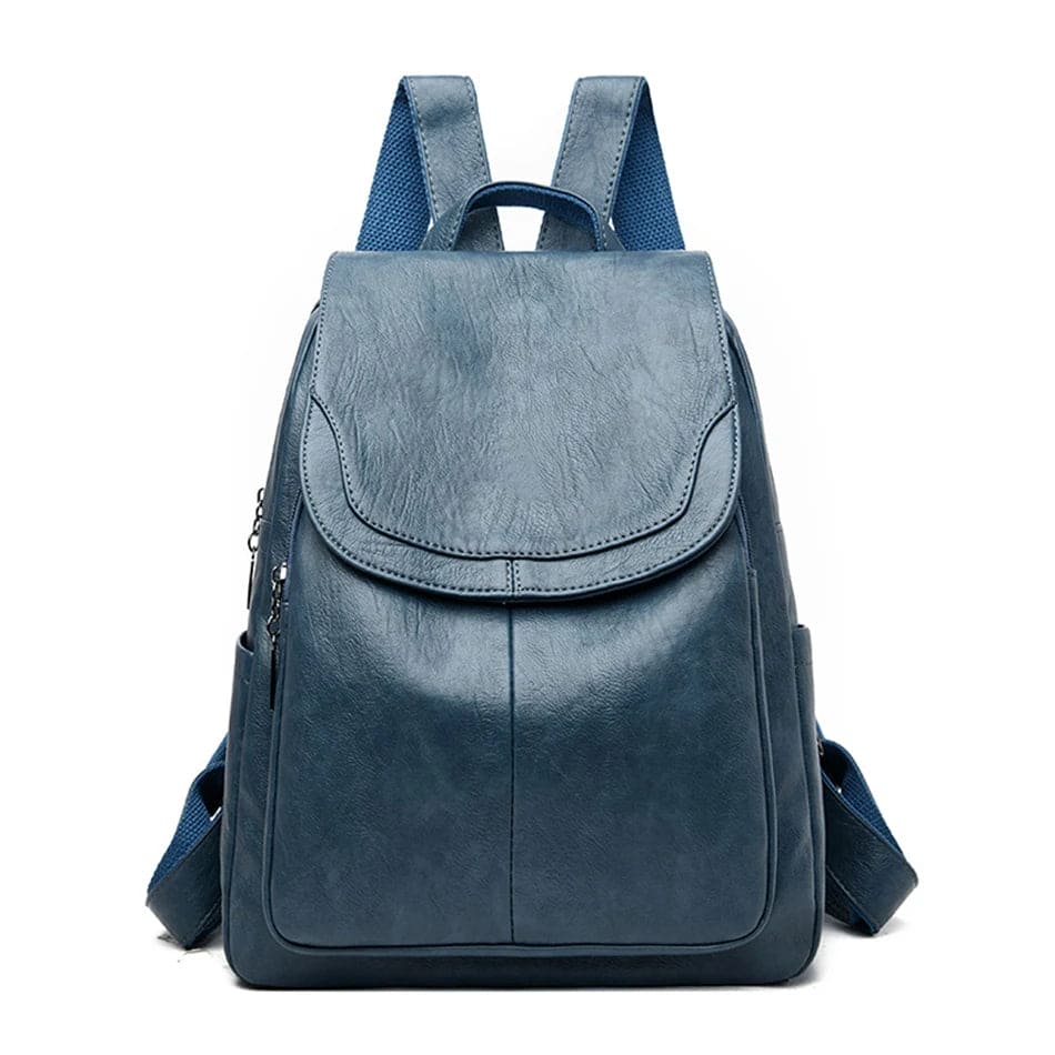 Women's Leather Anti-Theft Backpack