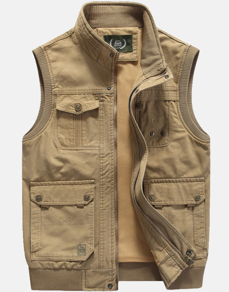 Men's Utility Vest Multi Pocket - VibreMode