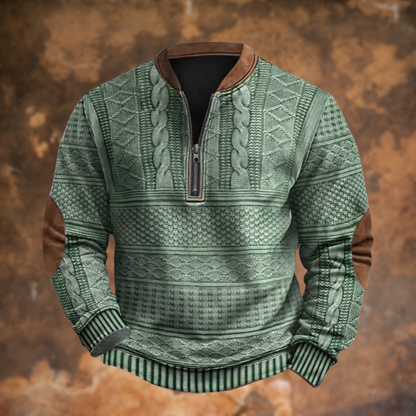 Men's Lightweight Breathable Half Zip Sweater