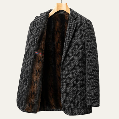 Men's Fleece Lined Winter Blazer