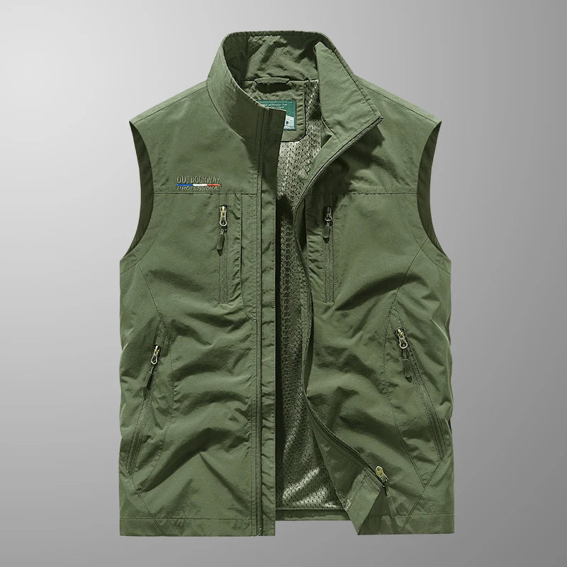 Men's Multi-Pocket Vest Breathable - VibreMode