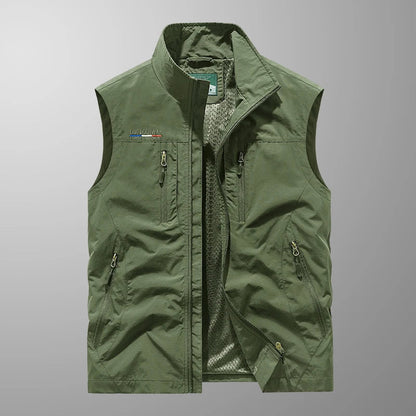 Men's Multi-Pocket Vest Breathable - VibreMode