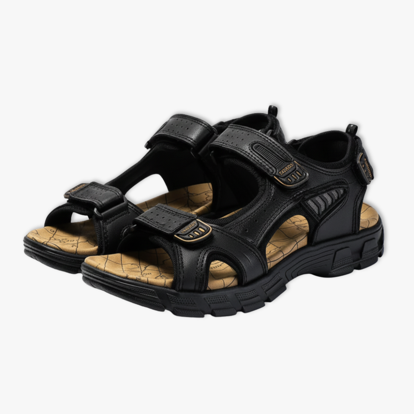 Comfortable Mens Real Leather Summer Sandals