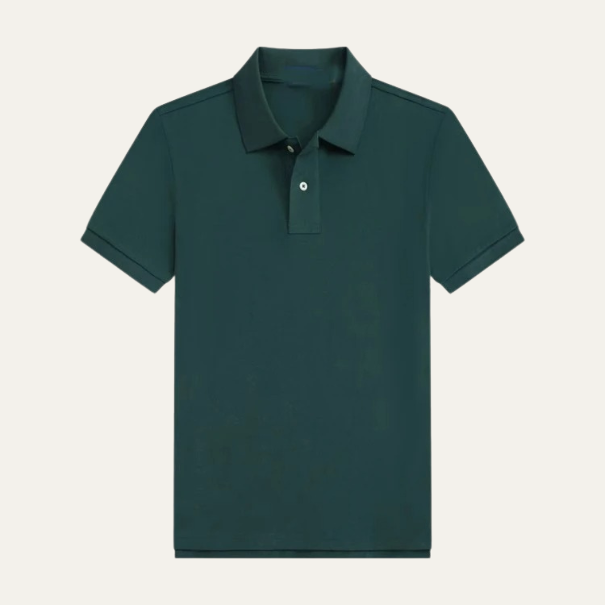 Mens Classic Polo Shirt Solid Color Trendy Fit - VibreMode