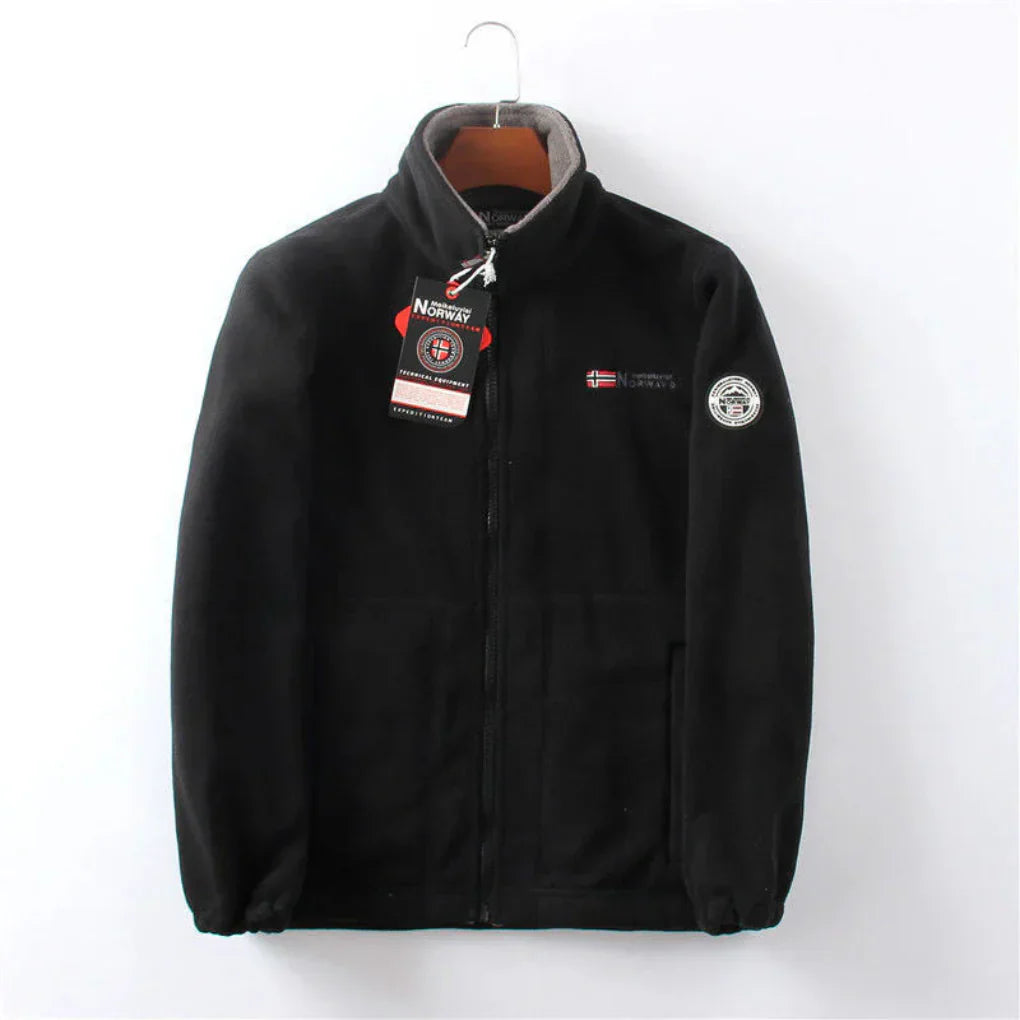 Men's Wind Resistant Fleece Jacket