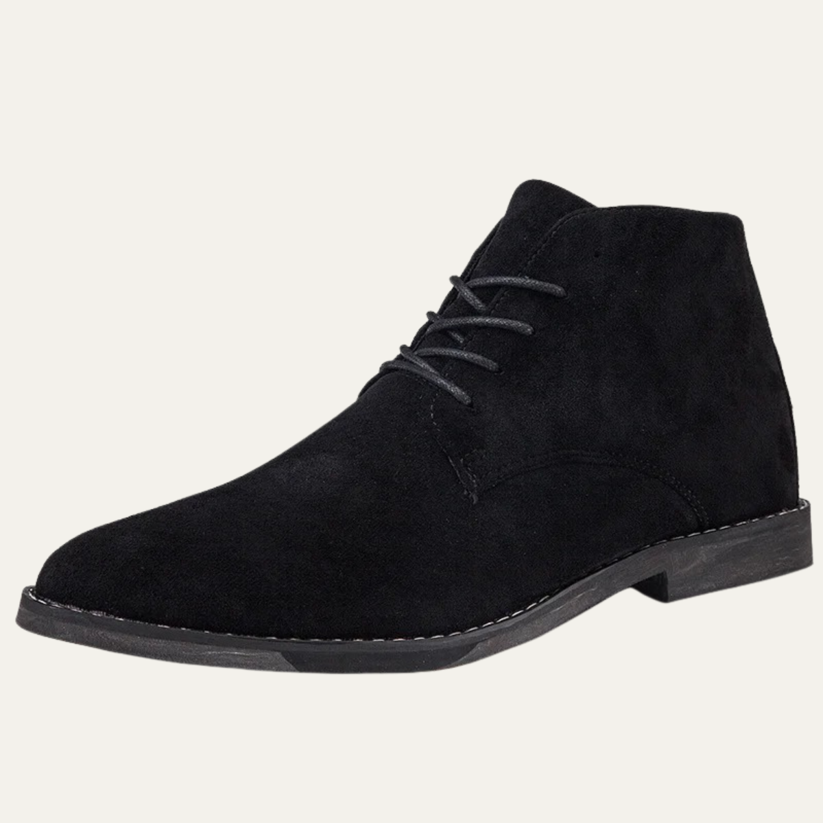 Men's Suede Ankle Boots Lace Up Casual Brown - VibreMode