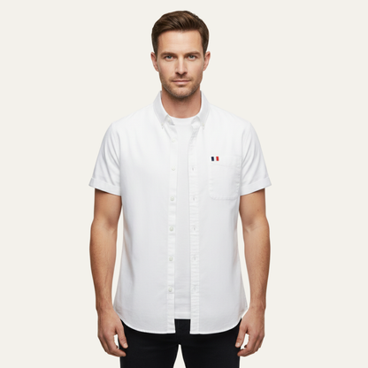 Men's Slim Fit Cotton Button Up Shirt