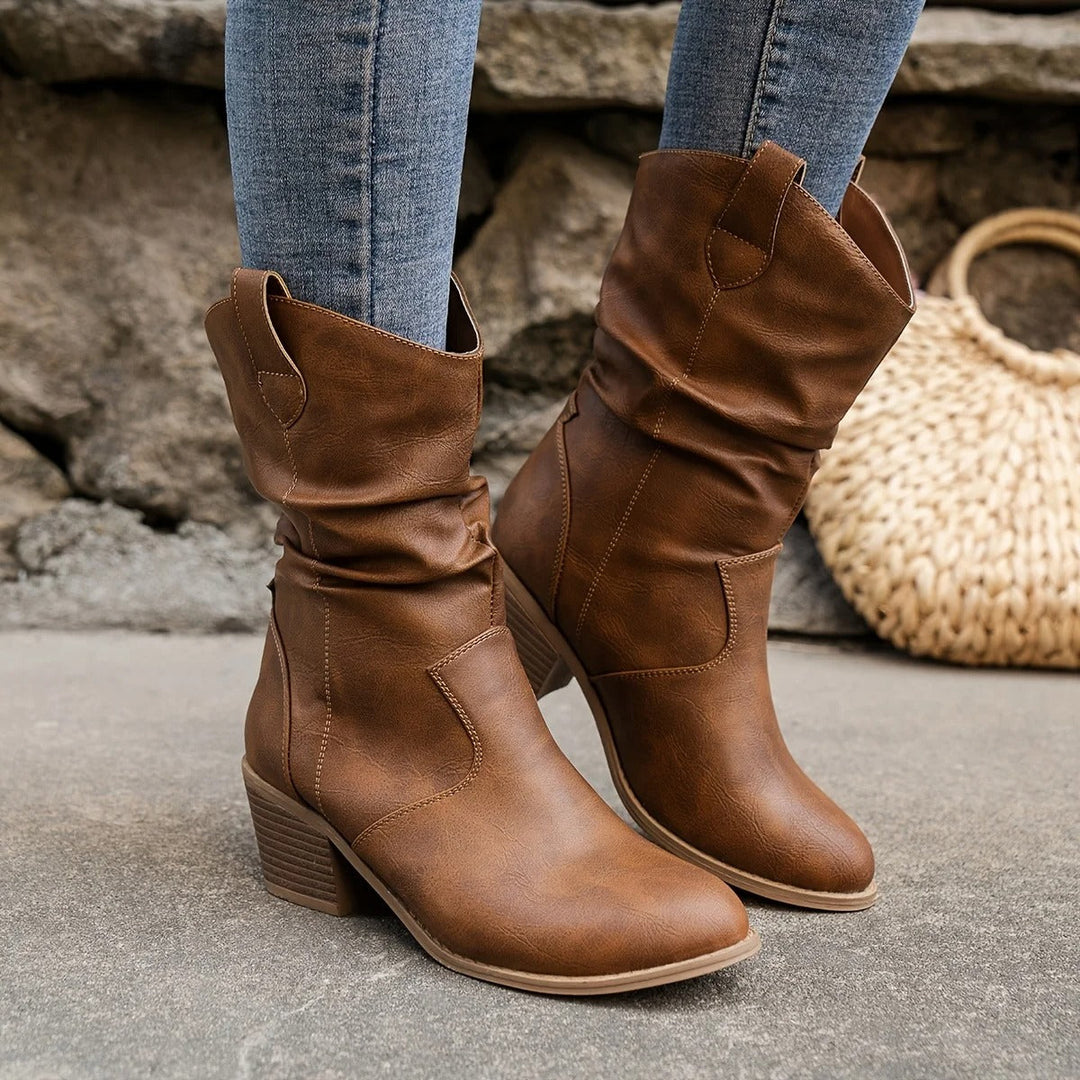Women's Retro Cowboy Boots