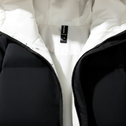 Men's Waterproof Puffer Jacket Hooded Winter Coat