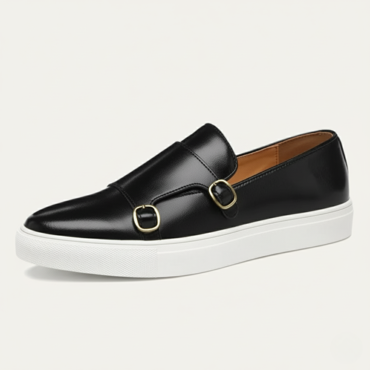 Men's Leather Loafers Modern Black