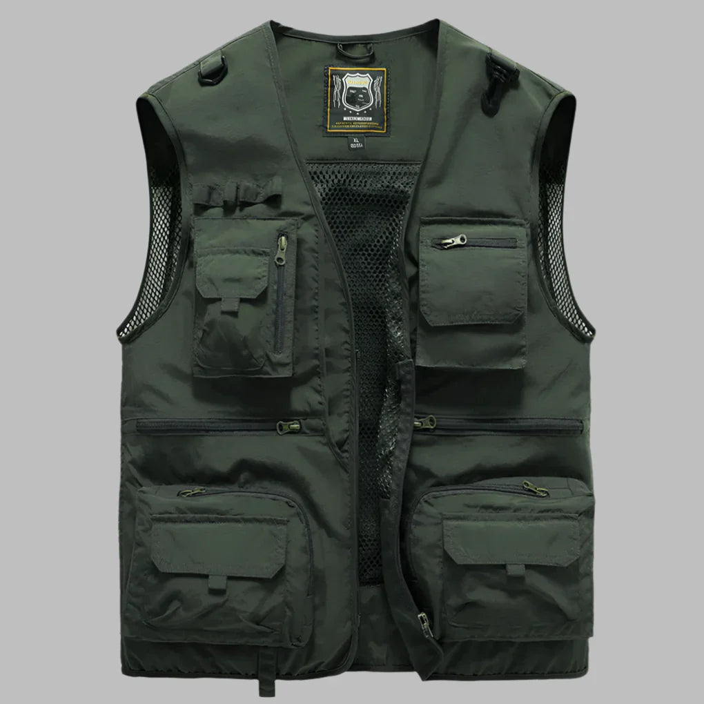 Men's Summer Vest Multi Pocket Cotton