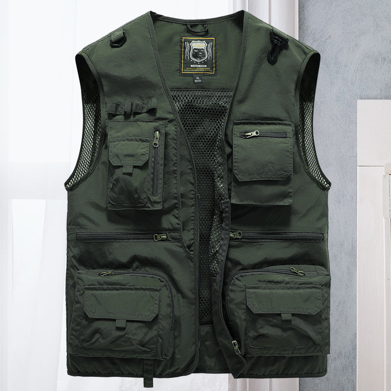 Men's Summer Vest Multi Pocket Design