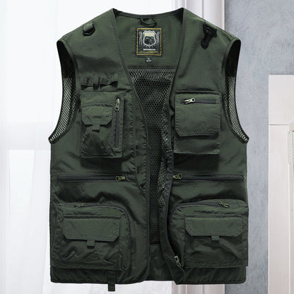 Men's Summer Vest Multi Pocket Design