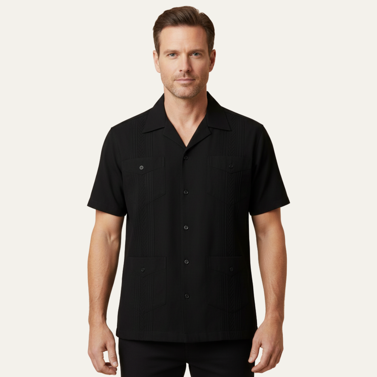 Calderon Men's Linen Cuban Shirt