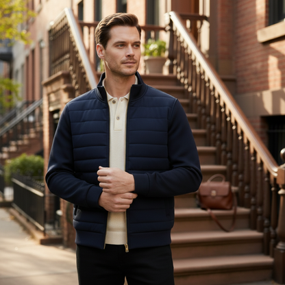 Vendôme Men's Bomber Jacket Elegant Casual